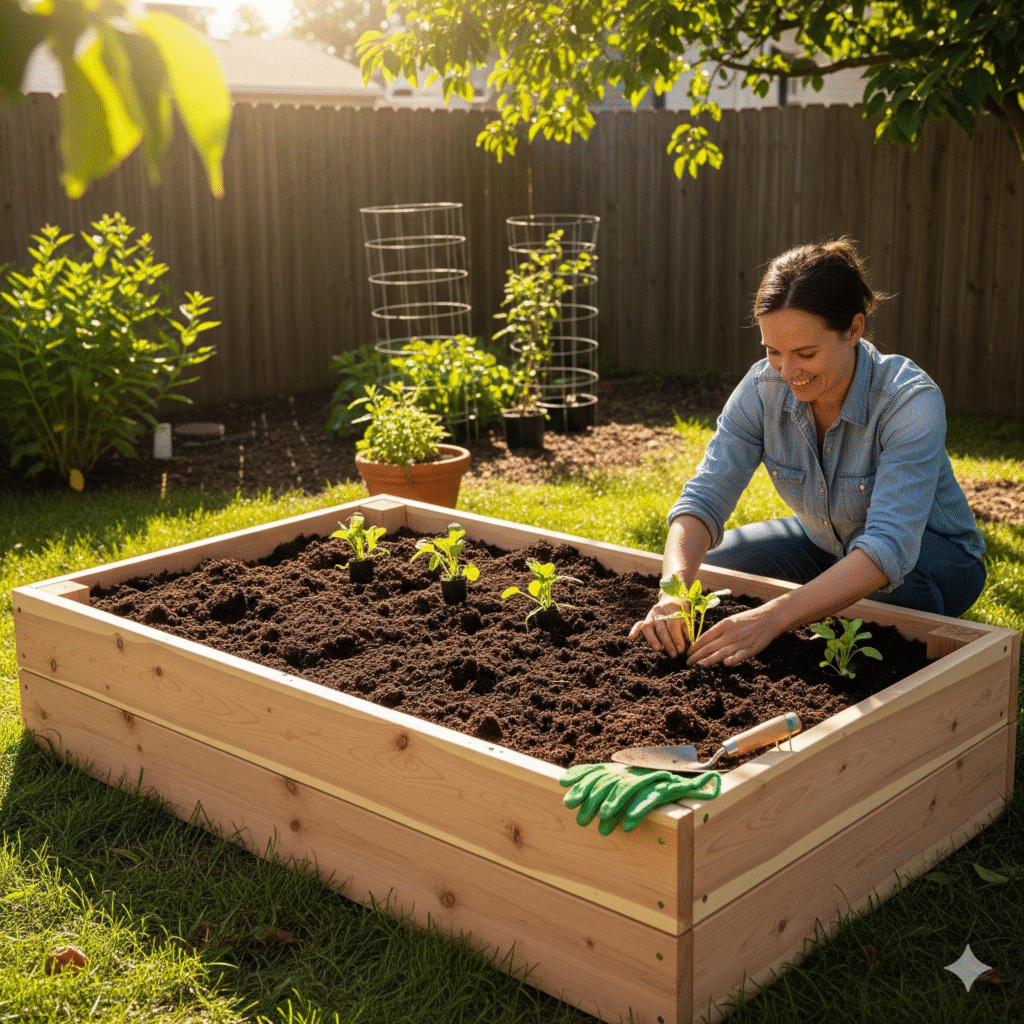 Cheap Raised Garden Bed Ideas for Vegetables