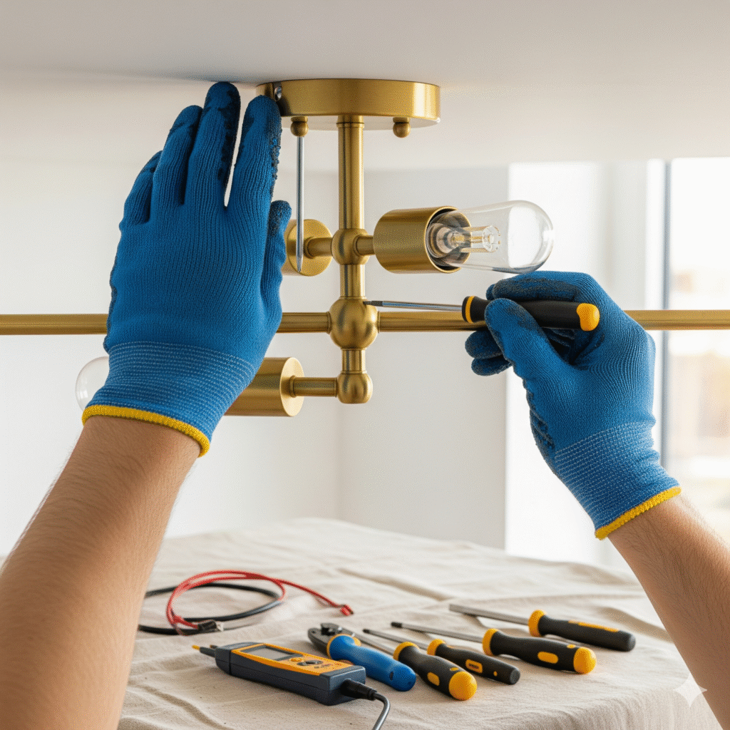 How to Change a Light Fixture Safely by Yourself