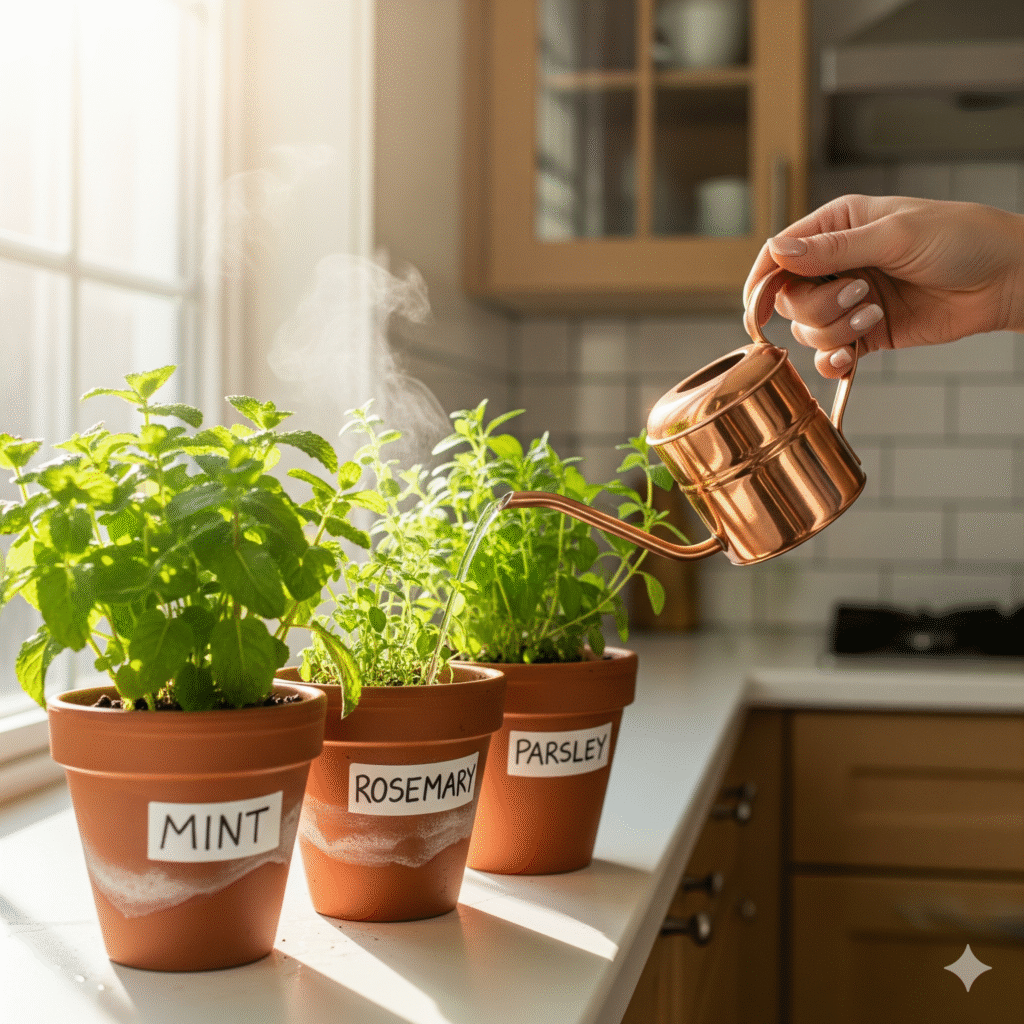 How to Grow Herbs Indoors for Cooking