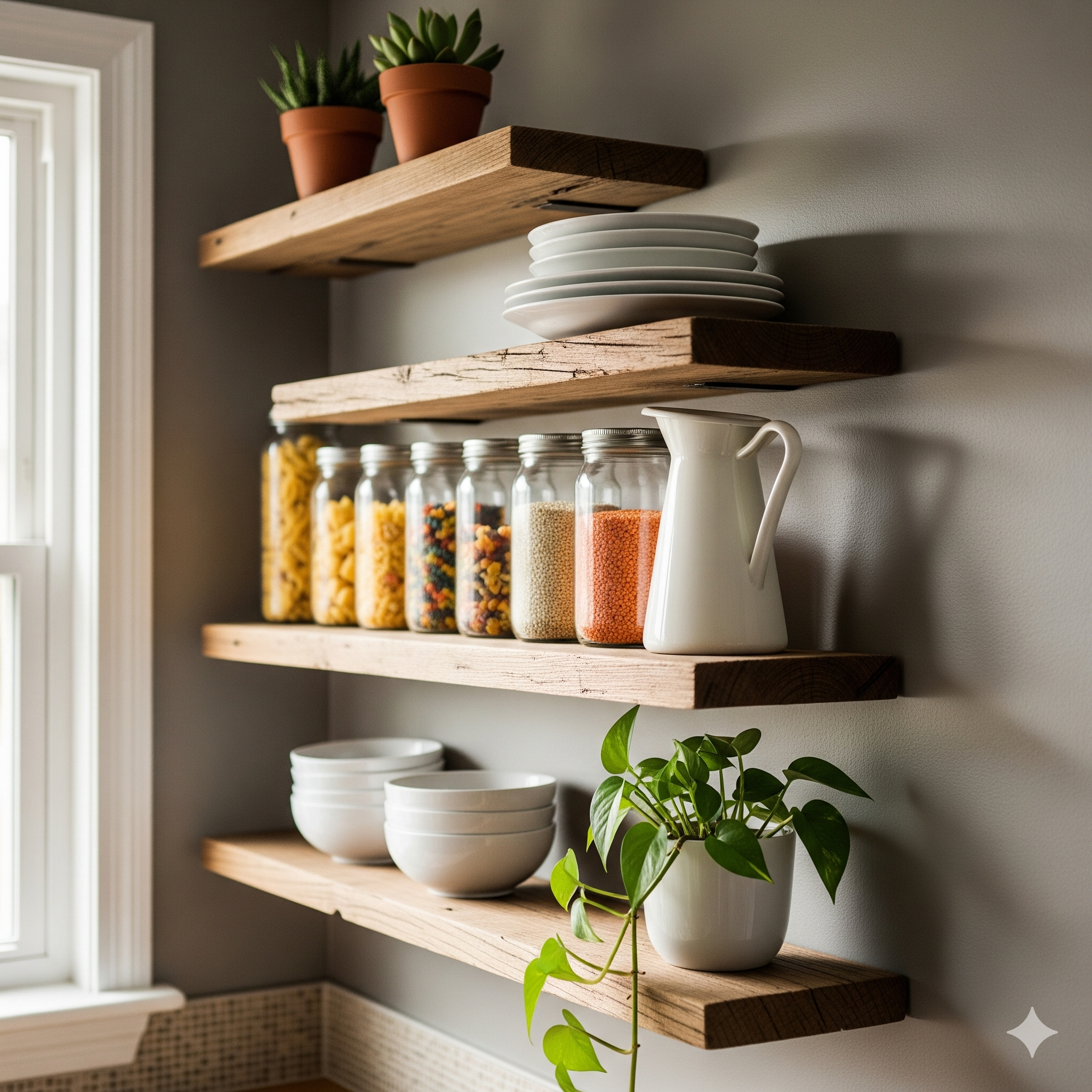 How to Build Simple Floating Shelves for Books
